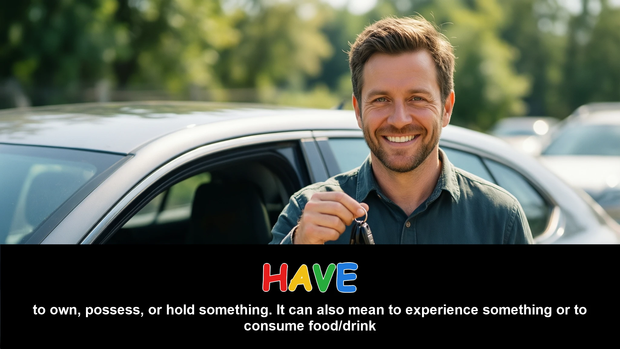 English Illustration for have